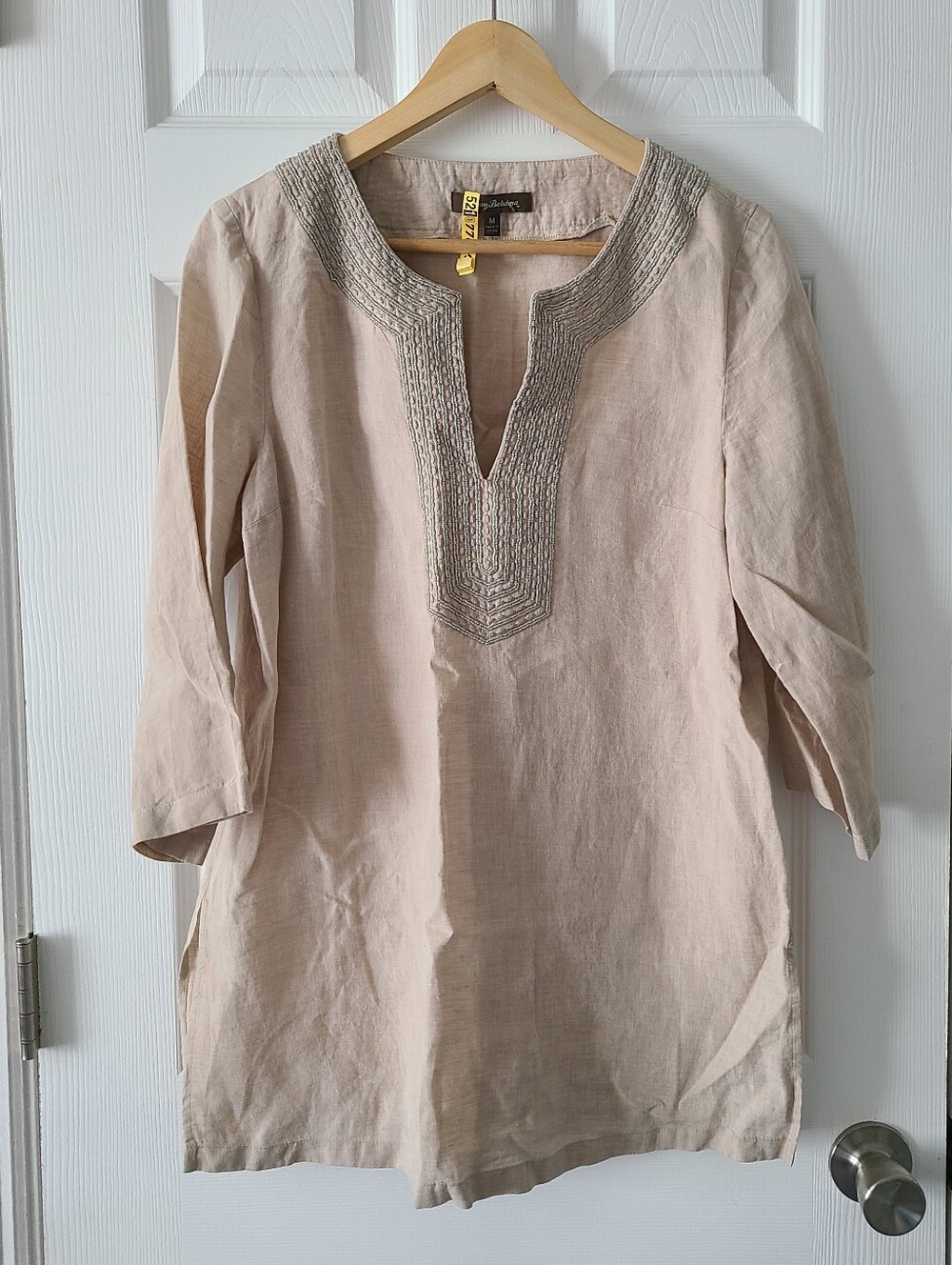 Tommy Bahama Beaded Linen Tunic
